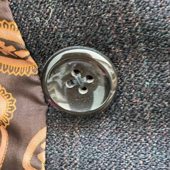 1960s Maxwell’s Double Breasted Mod Gray Wool Jacket 38S Hong Kong Hand Tailored - Picture 11 of 16